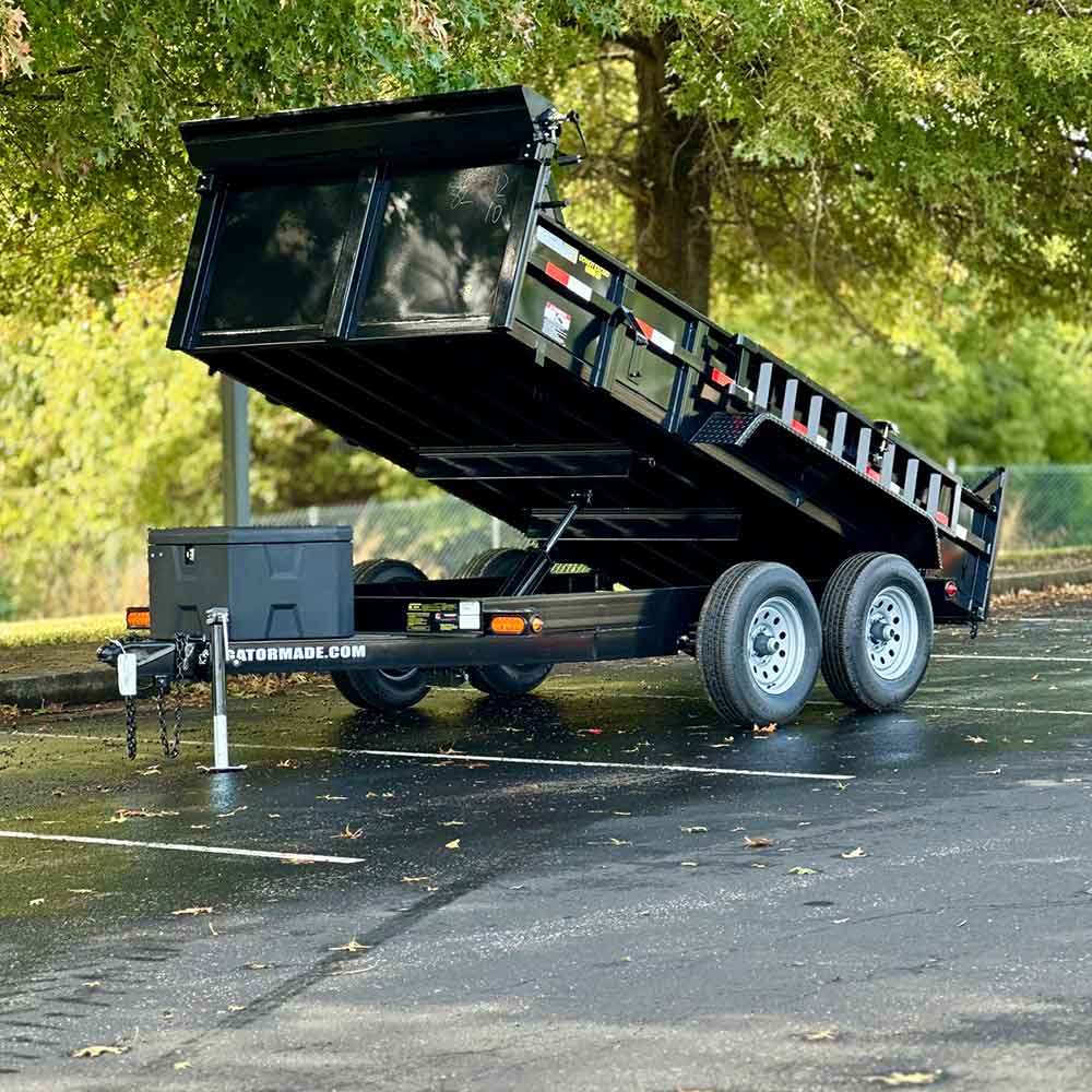 Gatormade dump trailer rental Madisonville KY - 2026 hydraulic dump trailer with 7000 lbs capacity